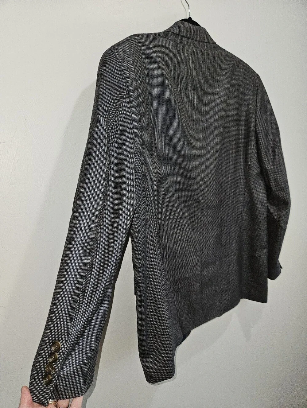 RALPH Ralph Lauren Classic Gray Men's Blazer Silk Wool Jacket Business 90s RRL